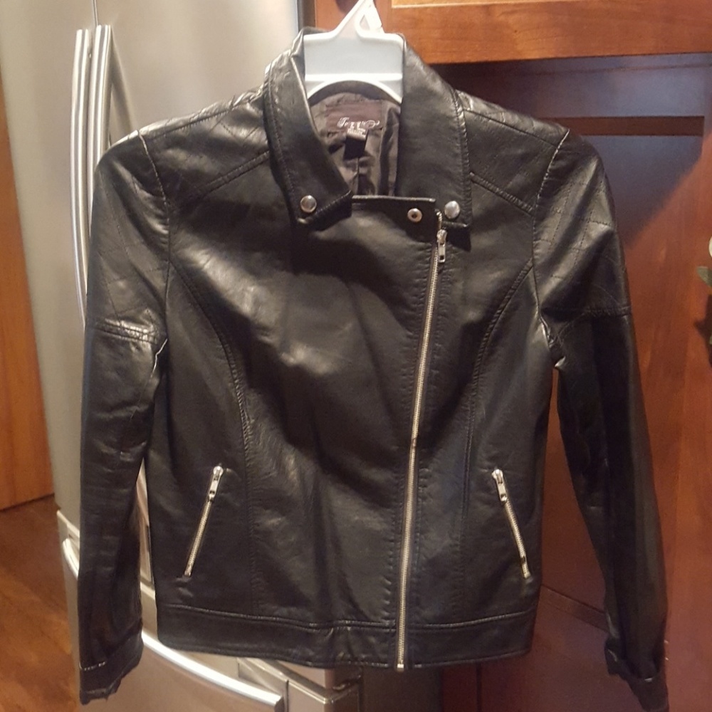 Forever 21 faux leather moto jacket